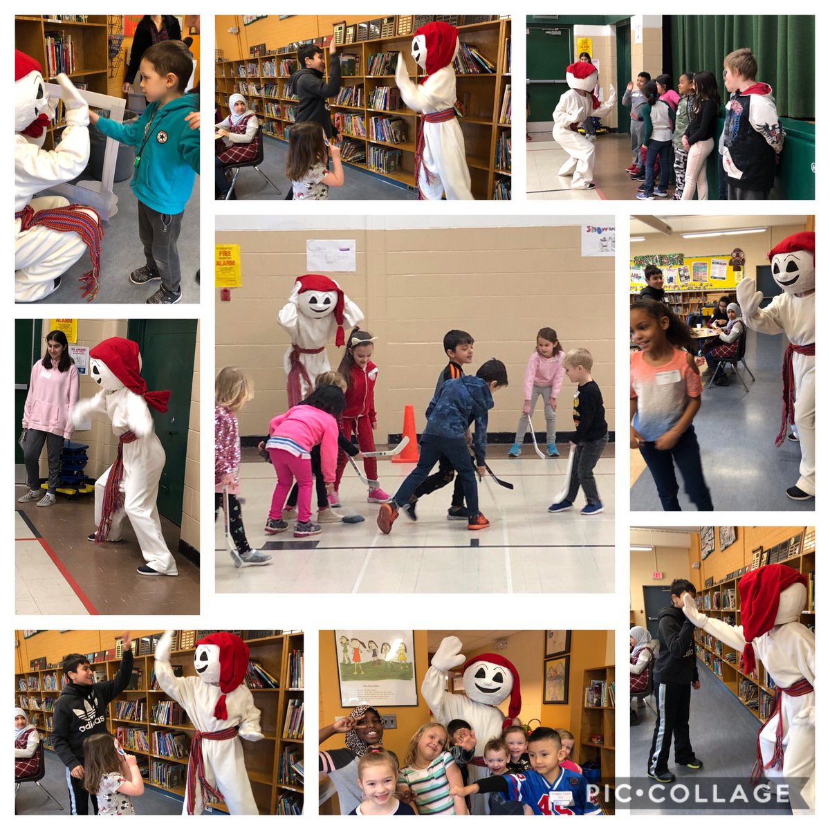 JAMMustangs's tweet photo. Bonhomme is everywhere joining in on the fun!! @gecdsbpro @cmills_gecdsb https://t.co/U3o2B0EJXV