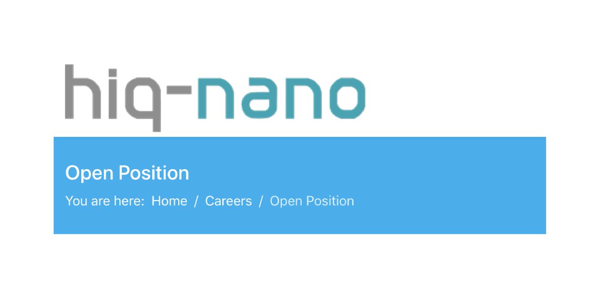 SHARE THE NEWS! Open #PhD position at <a href="/HiQNano/">HiQ Nano </a>,  spinoff company of <a href="/IITalk/">IIT</a> in Lecce, #Italy. "Rational design of super-selective and responsive colloidal particles for #biomedical applications" More info:
etp-nanomedicine.eu/job/phd-hiq-na…
#nanomedicine #nanomaterials #research
