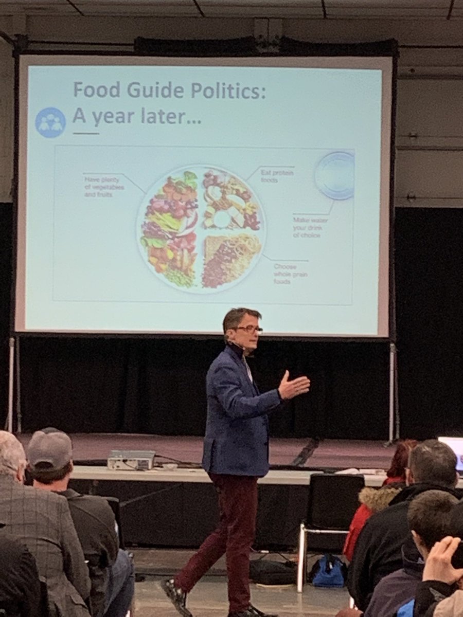 VeldmanSteven's tweet photo. @FoodProfessor speaking today at #SWODS2020 in Woodstock about the food industry in Canada #ontag #Dairy https://t.co/oT6Jt6GoFU