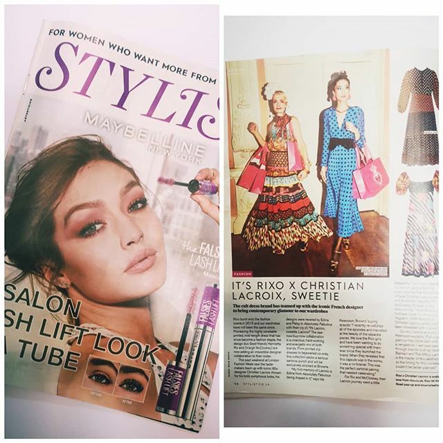 HIGH FASHION // Just a little bit excited to see our venue featured in <a href="/stylistmagazine/">Stylist Magazine</a> today. 
Seeing our favourite printed mid-length dresses by <a href="/rixo/">rixo</a> team up with the iconic 80's designer @christianlacroixmaison.
A dream collaboration ❤️💙💛 Go and … ift.tt/37N3GvU
