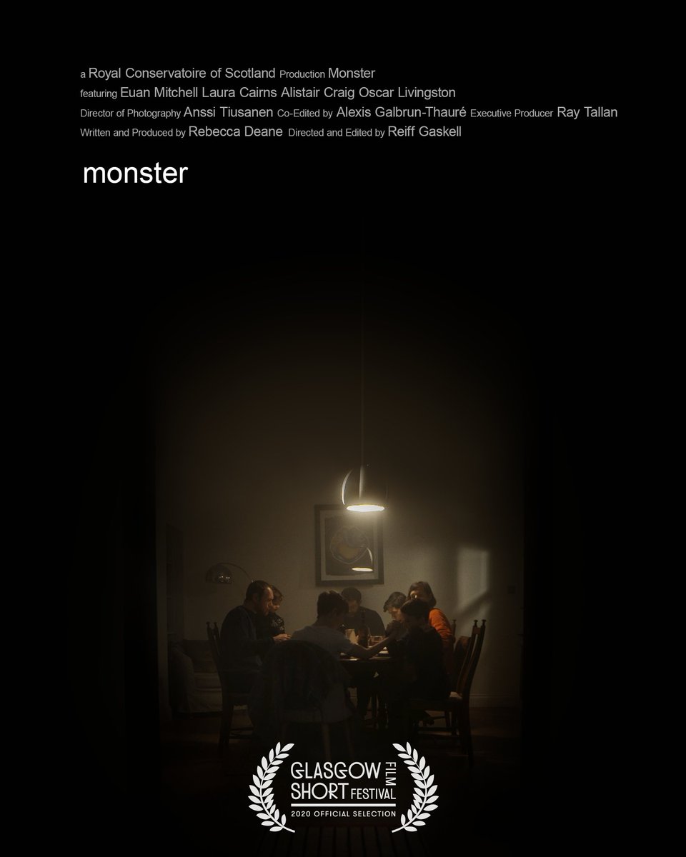 SALT_TV's tweet photo. Congratulations to Reiff Gaskell, who joined the SALT family in August, who's graduation film 'Monster' has been selected for its premiere at the prestigious @GlasgowShort! 🎥 #addsomething #RCS #BAFTA https://t.co/n6JfB4rqgG