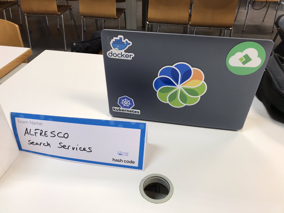 AngelBorroy's tweet image. Preparing the @Alfresco Search Services set up for #googlehashcode #hashcodezgz @EINAunizar