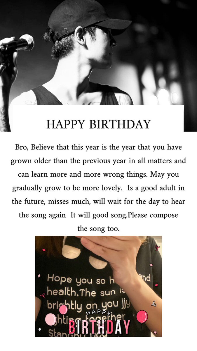 Mmoonnq's tweet photo. สุขสันต์วันเกิดนะชายหยอย จะฟังเพลงบ่อยๆ แหละสัญญา เราชอบทุกเพลงที่ชายแต่งและร้องเลย จุดเริ่มต้นก็มาจากเสียงเพลงของนายแหละ ทุกๆ ปีต่อจากนี้ขอให้เป็นชายที่คิดไคร่ครวญมากขึ้น เป็นคุณลูก เป็นคุณน้อง เป็นคุณอาที่แสนดีนะ #jungbrahimovic
#HBDjungjoonyoung
#HappyBirthdayjjy https://t.co/LyBNCX3DDG