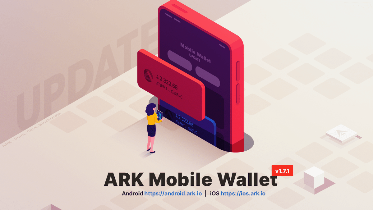 ArkEcosystem's tweet photo. ARK Mobile Wallet v1.7.1 is now available - This update fixes multipayments showing correctly, fiat amount correlation, custom network validation and much more!

Download at the links below
https://t.co/jBApIVfLjx
https://t.co/aatm91E9EE

#ARK #mobile #wallet #update #multipay https://t.co/QSsBNjikH1