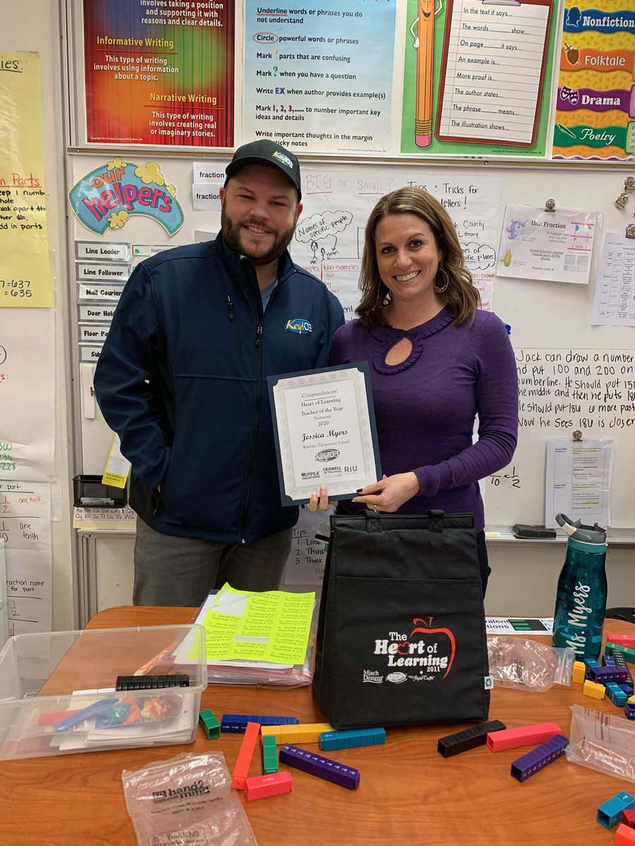 FCPSmsmyersEL's tweet photo. Wow! This year has been a highlight year of growth and learning for me as an educator. Feeling shocked & honored to be a nominee for @Key103Radio #heartoflearning award! I thank @FCPSWaverley & #FCPSVanguard for my learning & nudges to lead! Voting opens in May-a trip to Mexico! https://t.co/SgXWkUmhoK