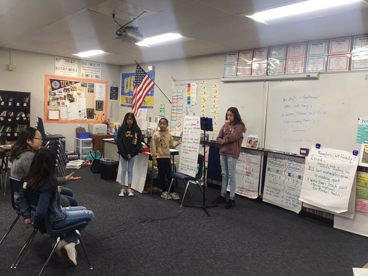 27HappyTeacher's tweet photo. #RascalEntertainment is up early @RascalPride filming, preparing scripts, and planning -#readersworkshop and #writersworkshop stepping outside the box #PBL https://t.co/D6i4HT58w6