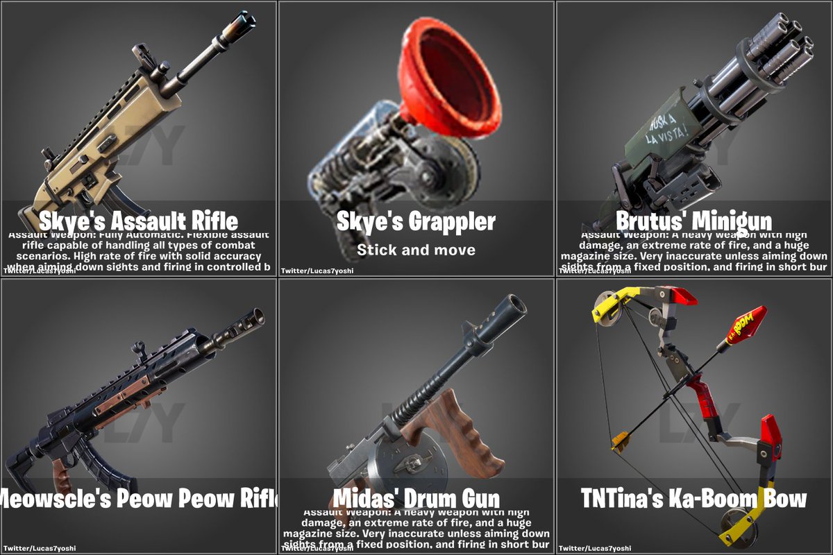 Мифическое оружие в Fortnite