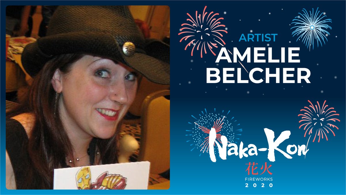 NakaKon's tweet photo. We are happy to announce that award-winning artist Amelie Belcher is returning to Naka-Kon this year!!

She is known for her webcomics, Bounty Haunters and The Real-Life Adventures Of Ami Chan. You can read her work on her website: https://t.co/yoPWechIwE @AmelieBelcher https://t.co/ANQAfM8Ie1