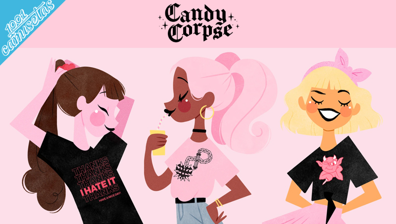 Enamoradas de <a href="/candycorpse/">Candy Corpse</a>  y de las preciosas ilustraciones que han usado para presentar sus camisetas 😍

🍭 bit.ly/2SMvSeh 🍭