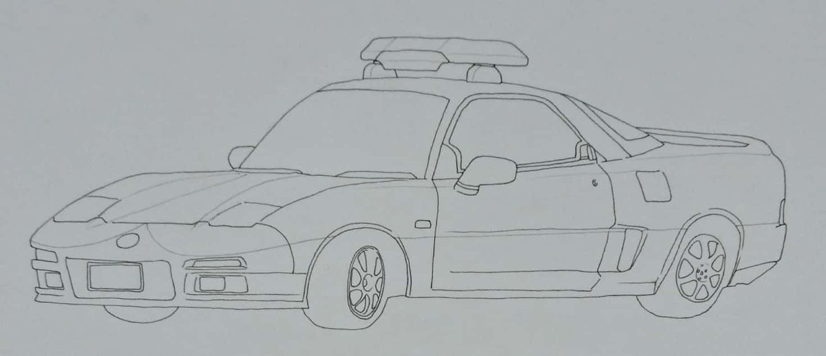 出町柳 彩都 アヤ お仕事募集中 On Twitter ホンダnsxのパトカー仕様車両 塗りたい方はぜひ 色ありは見本です ホンダ Nsx スポーツカー 塗り絵 イラスト 線画を晒すと誰かが色を塗ってくれるかもしれない パトカー
