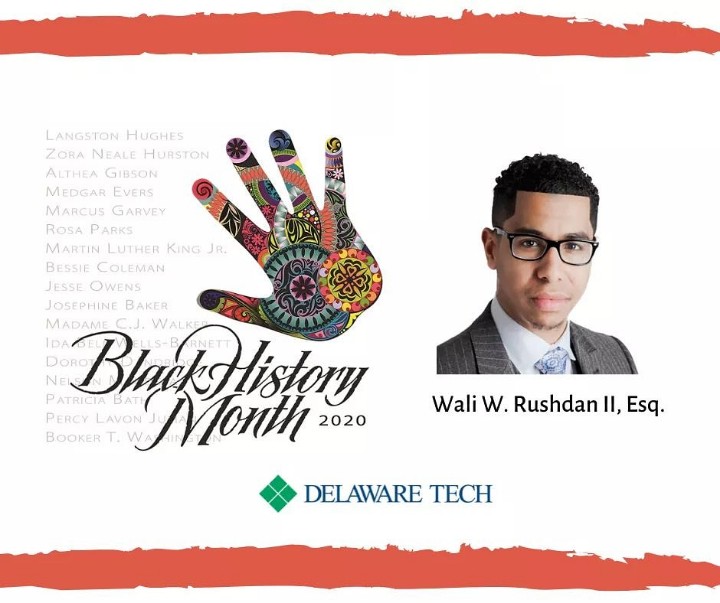 UDBlackAlumni's tweet image. Congrats to Wali W. Rushdan II, Esq., for being honored by Delaware Tech for his community activism and outstanding contributions to the Black community and the State of Delaware on Tuesday, February 25, at the DelTech #WilmDE campus. #UDBAO #NuXi