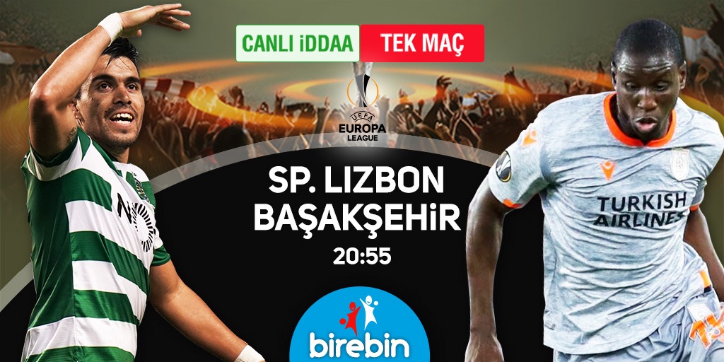 Avrupa Ligi son 32 Turunda Başakşehir deplasmanda Sporting Lisbon ile karşılaşıyor. ⚽🏆⠀
⠀
Bu önemli mücadele 20:55'te başlıyor!💥⠀
⠀
⁣Tek maç, canlı iddaa ve birçok oyun seçeneği ile birebin.com’da ❗⁣⠀

⁣#Birebin #BirebinCanlı #Futbol