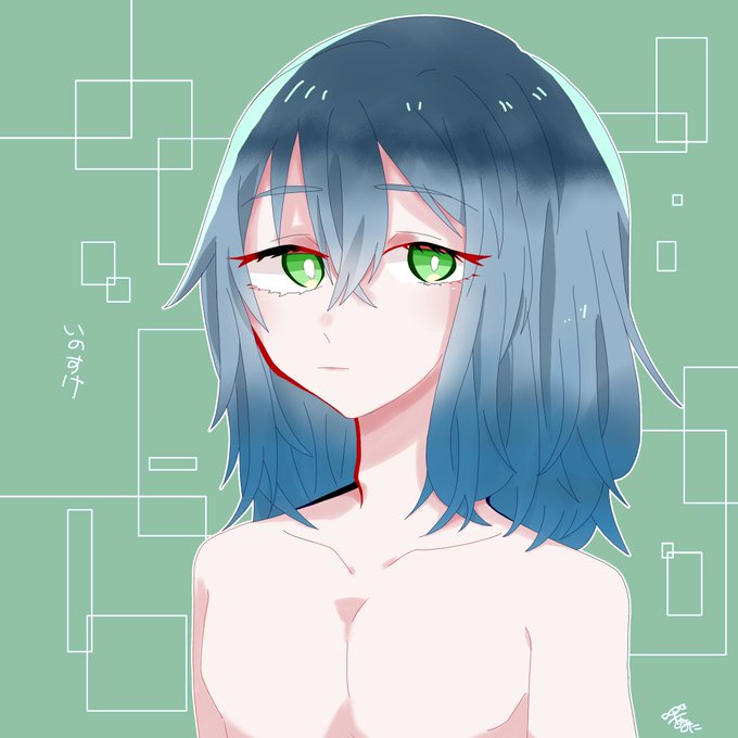 あまたさんがTwitterに投稿した嘴平伊之助(鬼滅の刃)のイラスト。