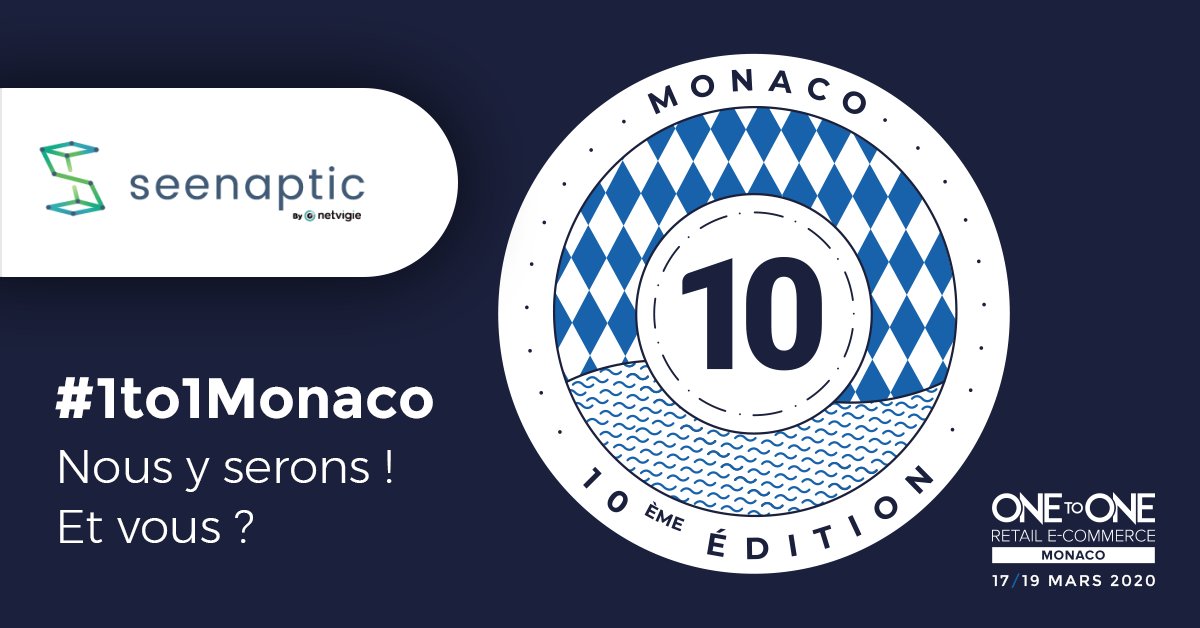 Le top départ est lancé! Notre équipe <a href="/seenaptic/">seenaptic</a> sera au @1to1Monaco dans un mois pour parler qualité de vos données digitale. Objectif : améliorer votre satisfaction client ! 
#1to1Monaco #DataQuality #digital