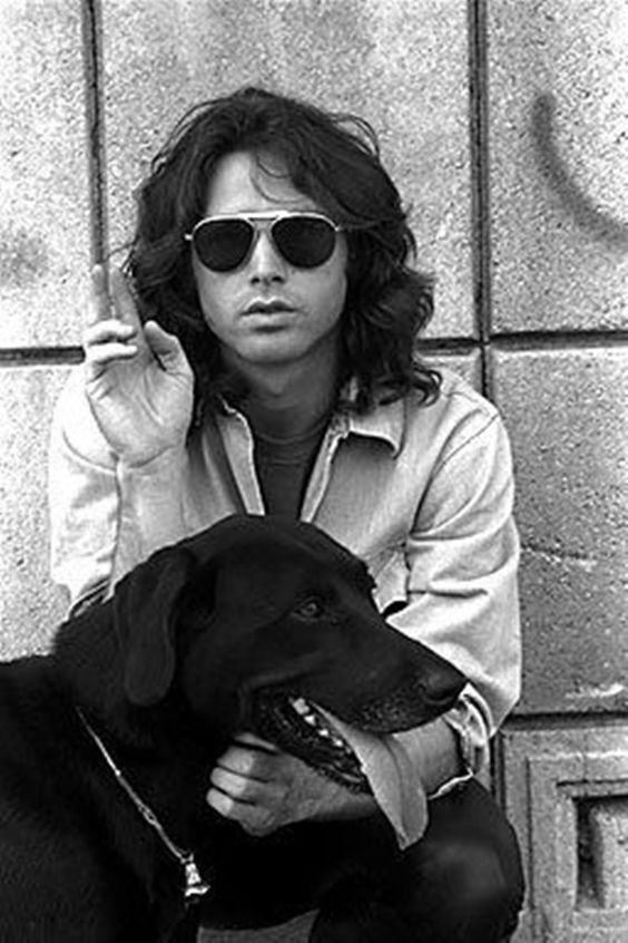 BoredWeb3's tweet photo. Jim Morrison with his black lab dog.

#LoveYourPetDay https://t.co/HO7pkiHzht