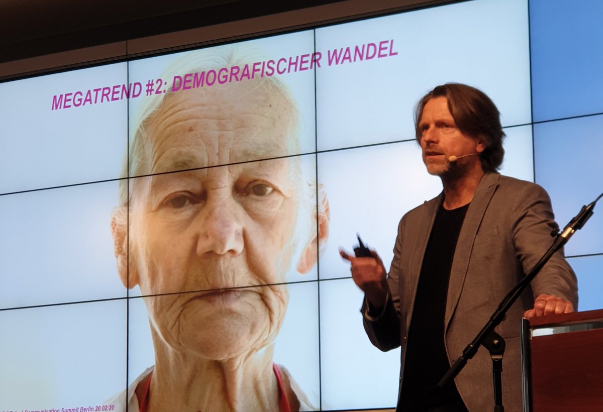 The demographic shift will affect all employers #talentcommsummit <a href="/gerohesse/">Gero Hesse</a>