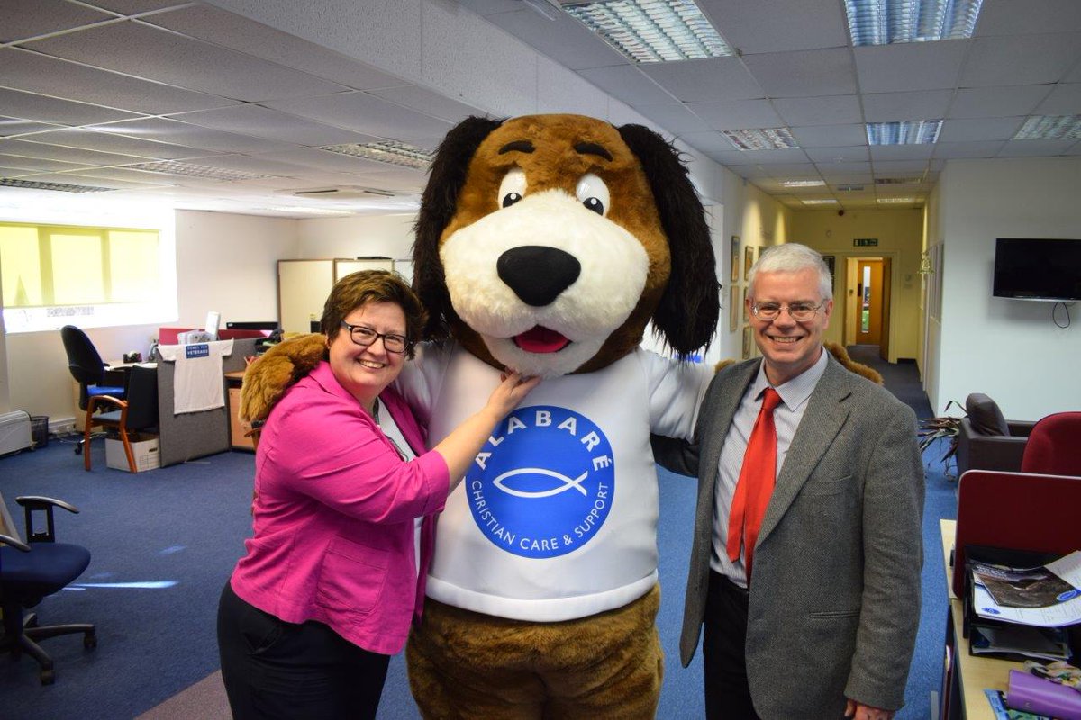 AlabareUK's tweet photo. We love our amazing mascot #Roofus! 🐶

Have you met him? He can visit your school, workplace or community group with a member of our team and explain more about the work Alabaré do to support the #homeless and vulnerable.

Get in touch to find out more! 

#LoveYourPetDay https://t.co/ovk2CgD9zQ