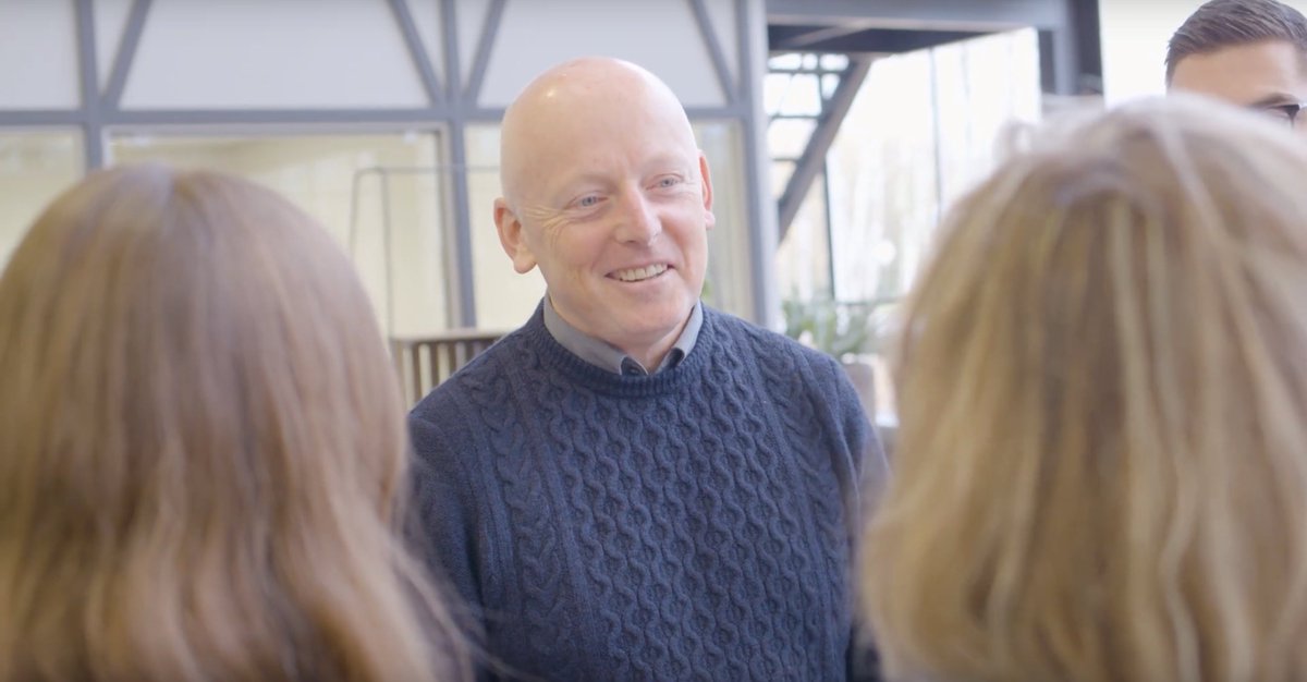 hightechcampus's tweet photo. Meet our #hightechhero of the month: Shane O’Seasnáin of @Fontys Consultancy. 'No matter where you are, business is ultimately about people and being here on the High Tech Campus has already led to a lot of strong partnerships.' Read more: https://t.co/f3anE100is https://t.co/exxP8r2KFg
