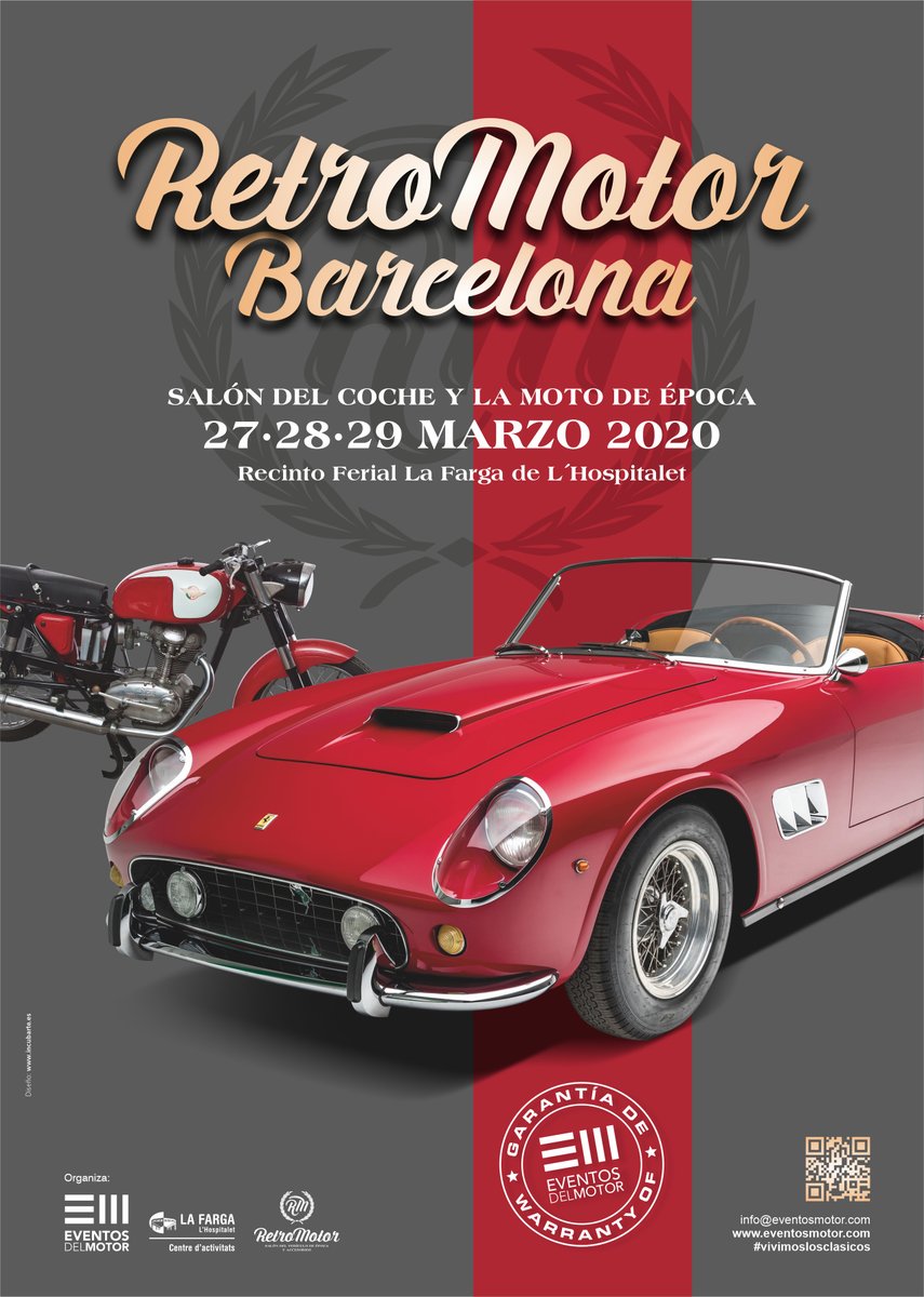 JASInfoService's tweet photo. #RetroMotor Barcelona: 27 al 29 de marzo. Esta feria tendrá lugar en La @fargahospitalet y celebrará los 75 años de Montesa y los 110 de @AlfaRomeo_es. Se exhibirán algunos de los modelos más icónicos de ambas marcas. https://t.co/BEkElIKXVb