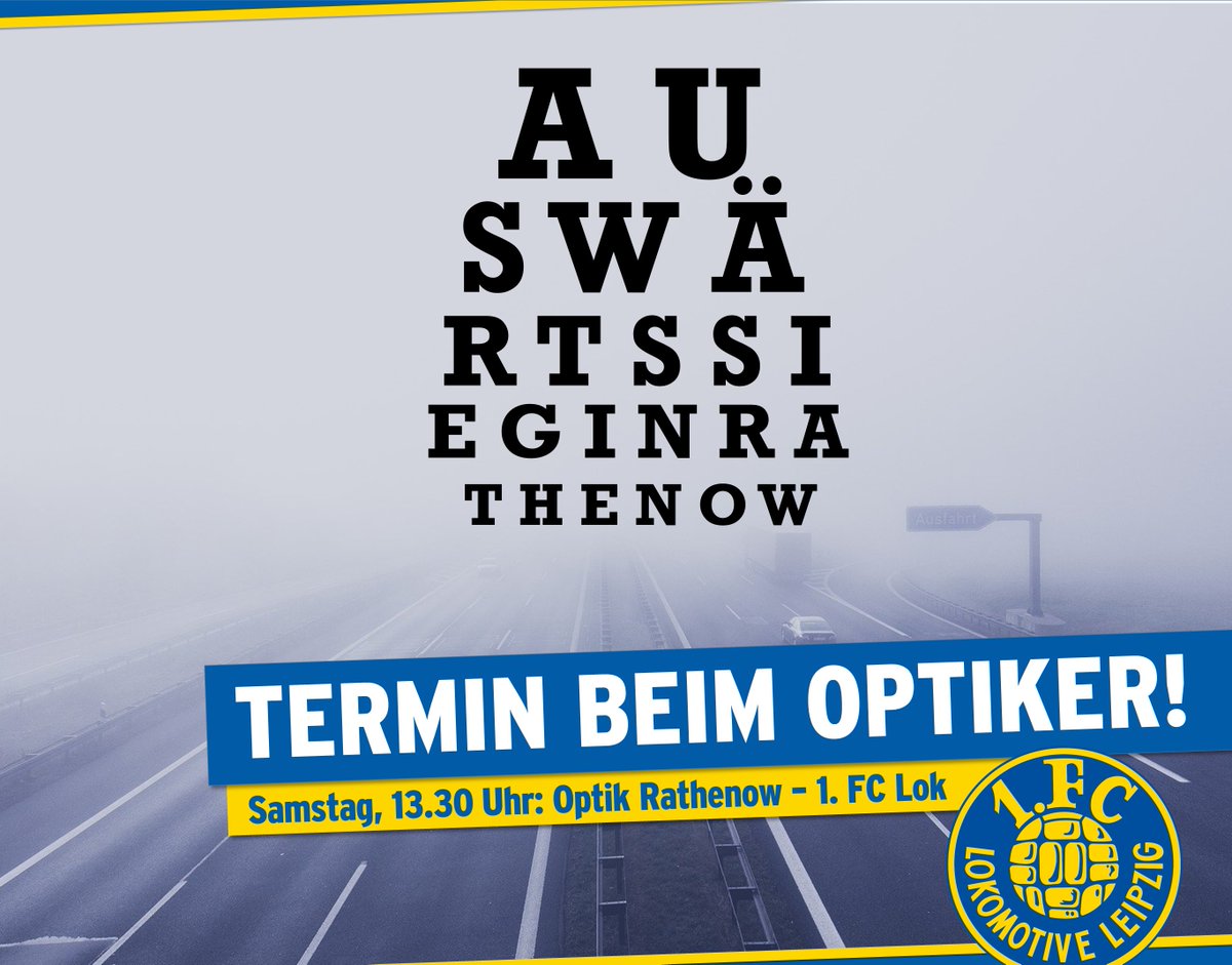 1 Fc Lok Leipzig On Twitter Termin Beim Optiker Gesunde Augen Sind Fur Einen Fussballer Sehr Wichtig Daher Empfiehlt Sich Ein Regelmassiger Sehtest Beim Optiker Am Kommenden Sonnabend Ist Es Wieder