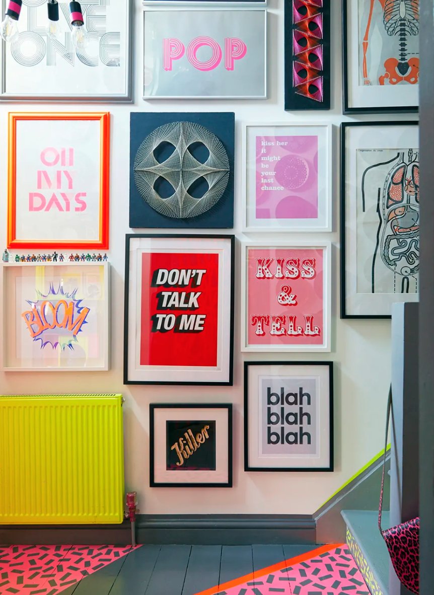 ThompsonAndCo_'s tweet photo. Proof that there’s more than one way to display a gallery wall, and they’re all worthy https://t.co/E0FNYiwpsk
