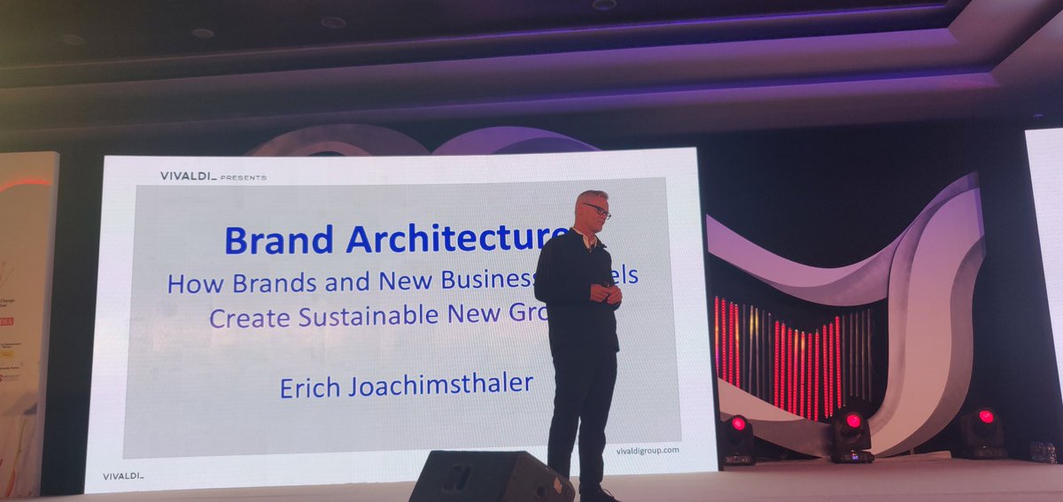 FlowChangeFest's tweet photo. @ejoachimsthaler kicks off our last session at #starflowfest on brand architecture https://t.co/wA7QN1I9C7