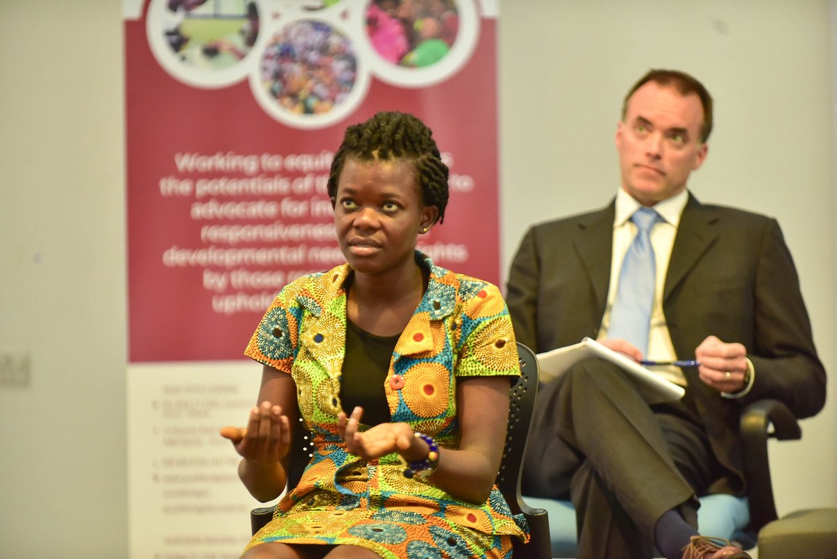 YouthBridge2's tweet photo. As part of our efforts towards inclusion and equity, we had a sign langauge interpretor to aid our visually impaired audience as well as representatives from the Ghana National Association of the Deaf. #Demystifyingcorruption https://t.co/xM7zX0KBIB