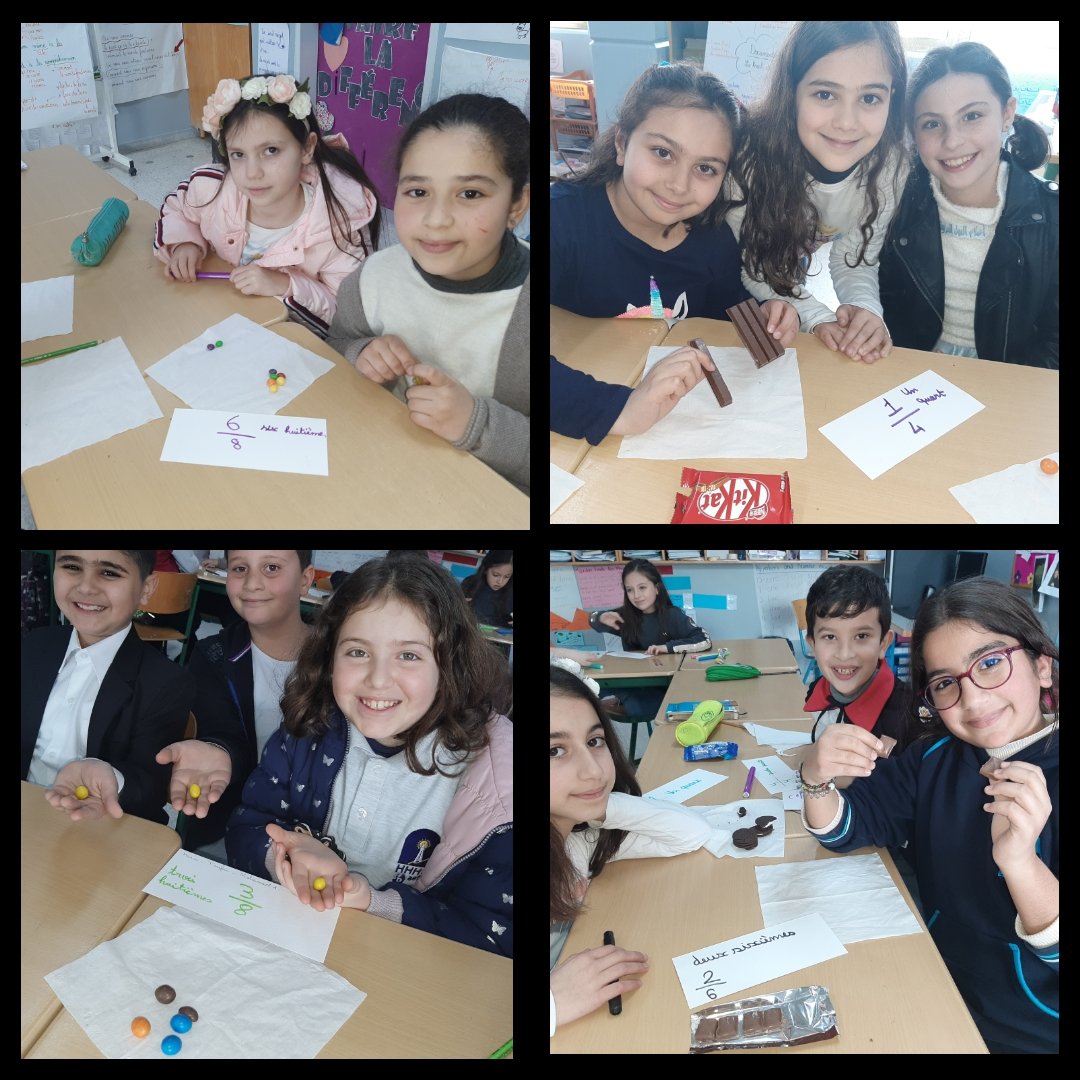 amanigoson's tweet photo. Qui veut une "fraction" de chocolat? Mangez-les tous 😋
Les maths peuvent être parfois délicieuses! #fraction #division #partage #jouonsensemble @Hhhsinfo @dina_jradi @HenaineSamia @DaraziFarah https://t.co/3m8zfmAbnU