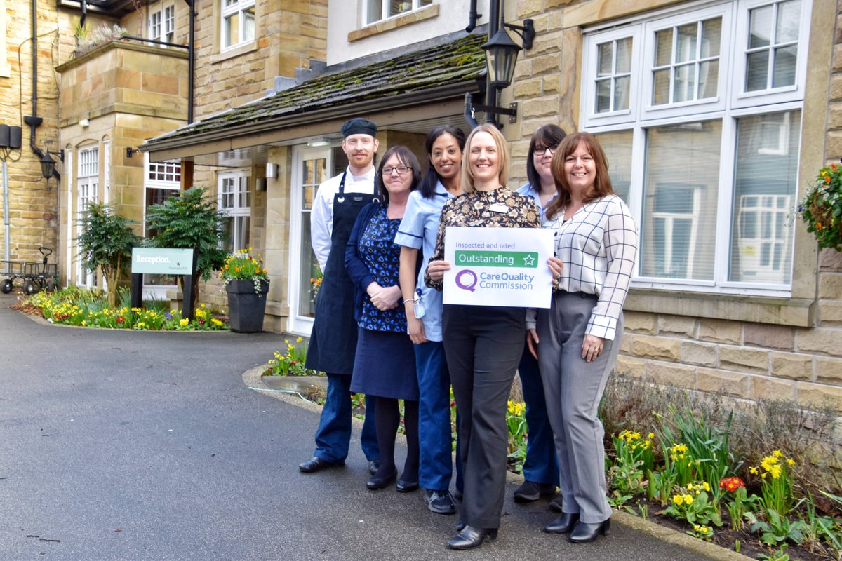 WestwardCare's tweet photo. We are so proud to announce that #Headingley Hall Care Home has been awarded 'outstanding' by @CareQualityComm. To have both of our care homes in #leeds rated 'outstanding' is testament to the commitment &amp; hard work of all staff.  #socialcare https://t.co/RgSTPnORs8 https://t.co/esxegyTCRS