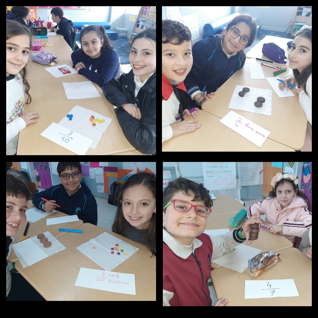 amanigoson's tweet photo. Qui veut une "fraction" de chocolat? Mangez-les tous 😋
Les maths peuvent être parfois délicieuses! #fraction #division #partage #jouonsensemble @Hhhsinfo @dina_jradi @HenaineSamia @DaraziFarah https://t.co/3m8zfmAbnU