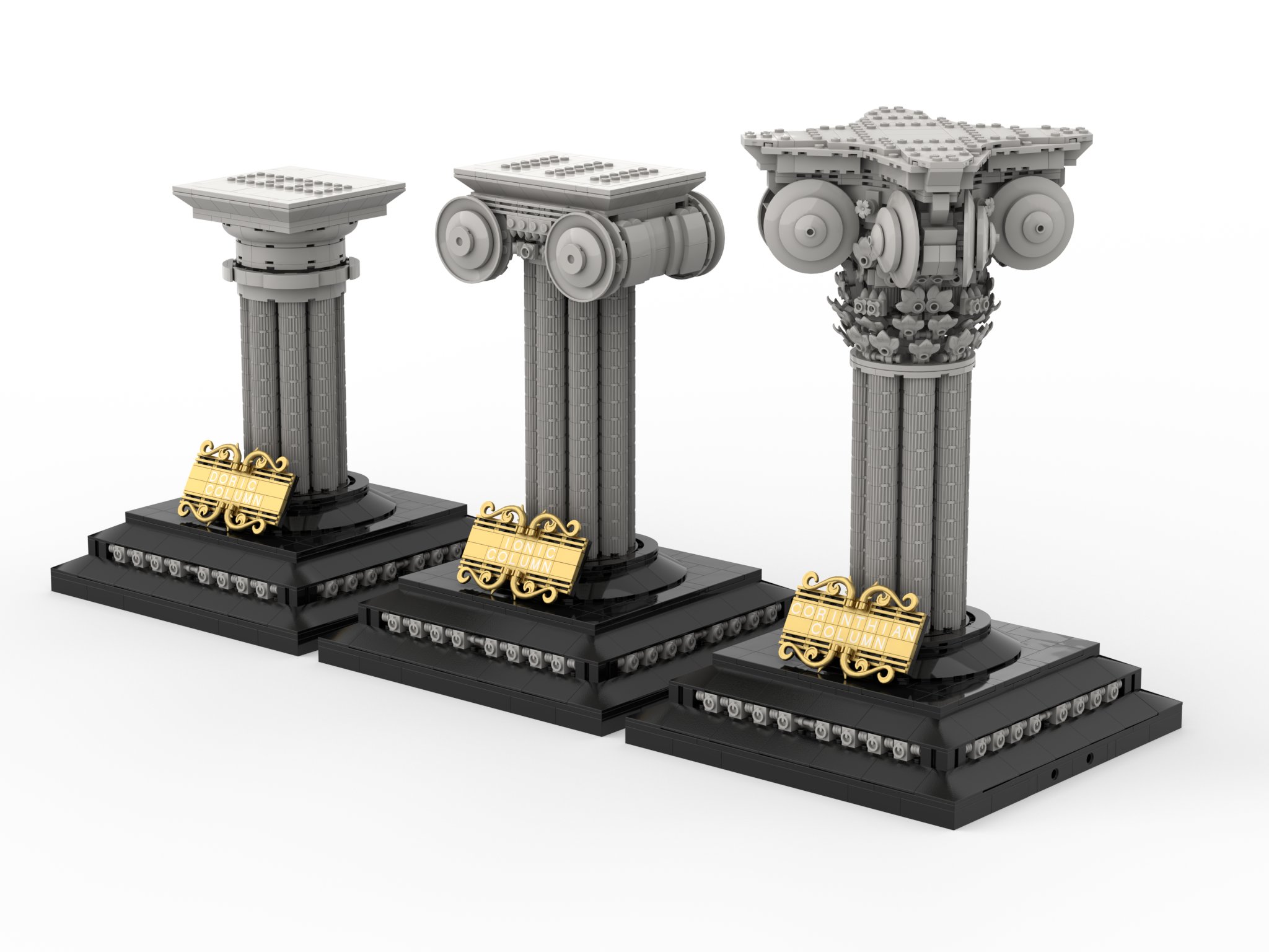 lego architecture parthenon