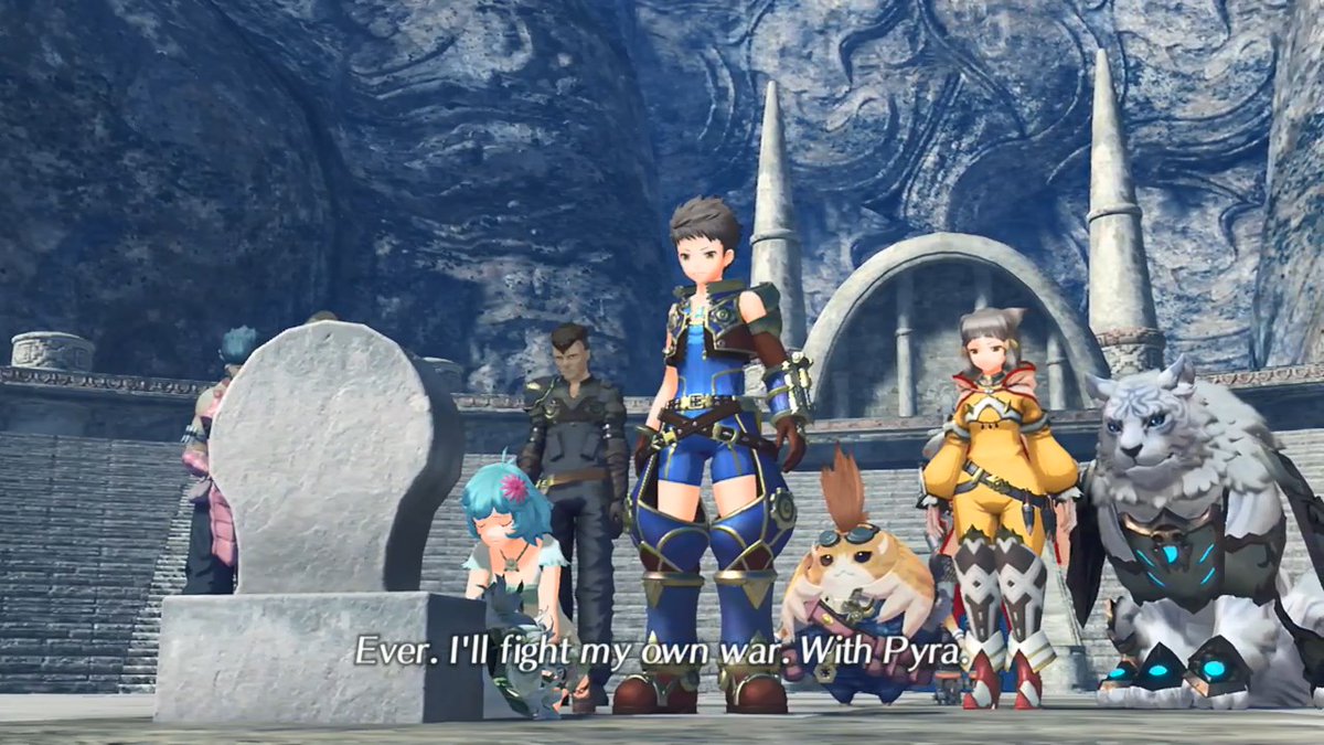 While sad, I love what Vandham's death does for Rex's character. He still has the same goals of course but he definitely now has a more grounded view on approaching the goal. This all falls in line with Rex's story being a coming of age story but it's good stuff.  #Xenoblade2