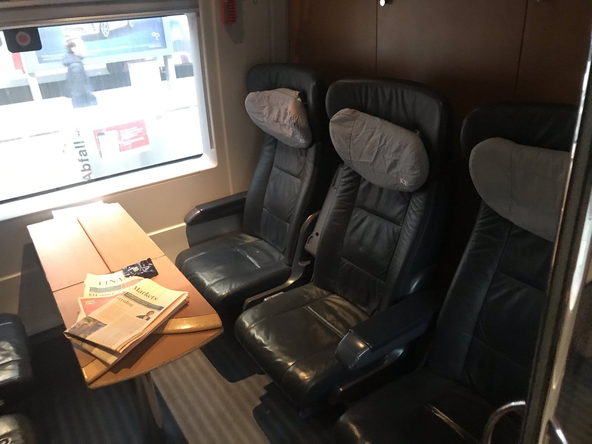 One cool thing about the DB trains is they still have (a modern take on) compartments, if you prefer that to the open saloon - you can reserve one for no extra cost when you pick your seat (or just sit in an unreserved one) - it’s fun if you have a group of people