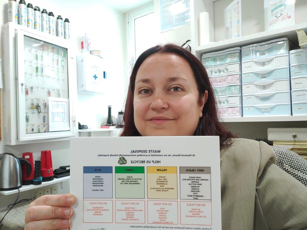 Inma_Lorite's tweet photo. #Inlove πwith the #new #recycling signage for our #guests to be informed on how to #recycle β»οΈ in #Spain πͺπΈ, because #DiamondGoGreen is our #daytoday #premise at #saharaSunset @diamondresorts @DiamondCareers #EUDPoints @Green_Hotelier #savetheplanet π https://t.co/59EohnM9b9