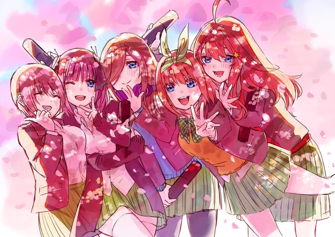 ねぎ先生お疲れ様でした!!そして、本当にありがとうございました!! #五等分の花嫁最終回 #五等分の花嫁 