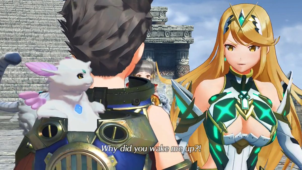 Torna really makes Hikari's dialogue super painful here sheesh  #Xenoblade2