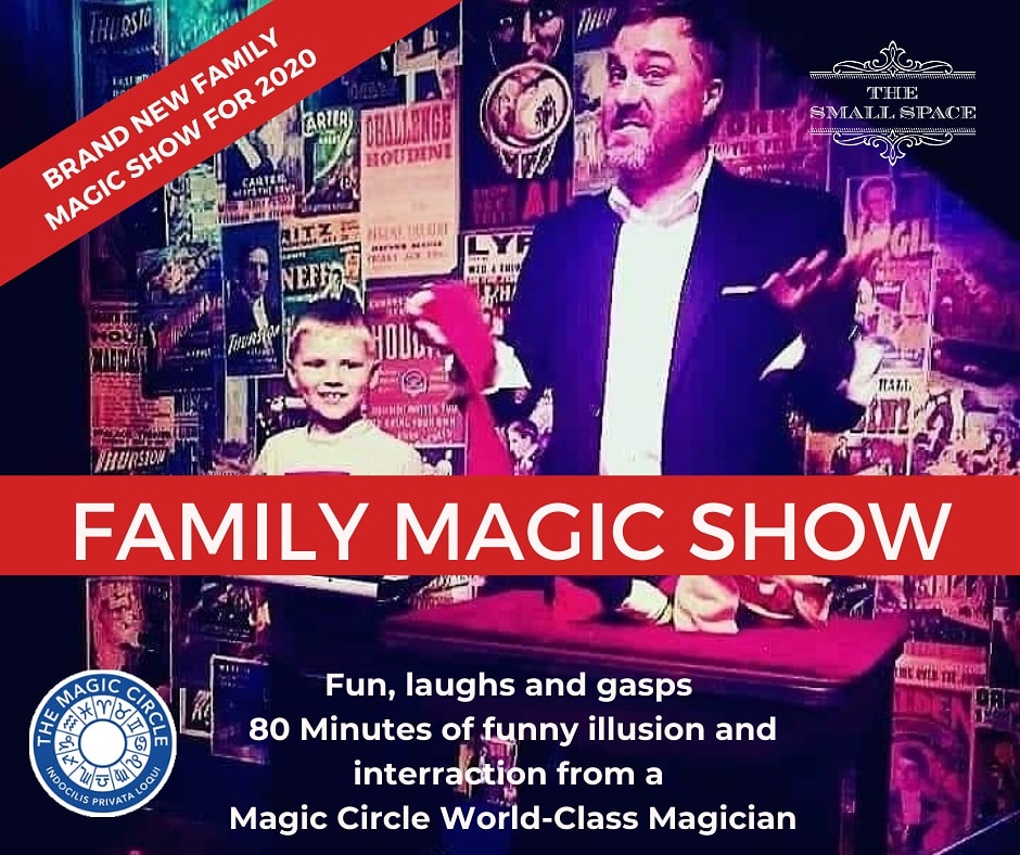 TheSmallSpace5's tweet photo. Final Half-Term Treat ! 
BRAND NEW FAMILY MAGIC SHOW! Sun 23rd Feb. Doors 5pm show 5.30pm tickets £12.50 from Homemade Wales 9 High Street Barry or https://t.co/ako6UppQU9

The Small Space - Home of Live Entertainment

#Familyshow #Familymagicshow #Magic #Barry #Supportlocal https://t.co/BmoBP3DycX