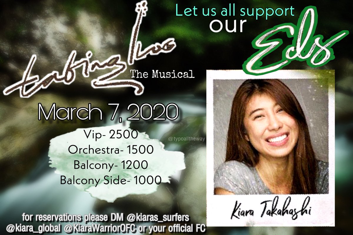 KiaraWarriorOFC's tweet photo. Woaaah excited na ba kayo ? 

Tabing Ilog - march 7 to april 26,2020
 Dream Catchers Concert - April 4,2020

BUY YOUR TICKETS NOW ! https://t.co/XIvv8FvX6T