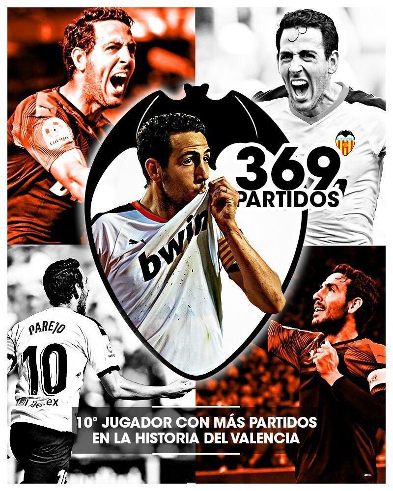 DaniParejo's tweet photo. Es un honor para mí entrar en esa lista... Seguiré trabajando como hasta ahora para honrar este escudo y estar a la altura de todos esos nombres históricos. Amunt Valencia! https://t.co/pI1QGTCPBl