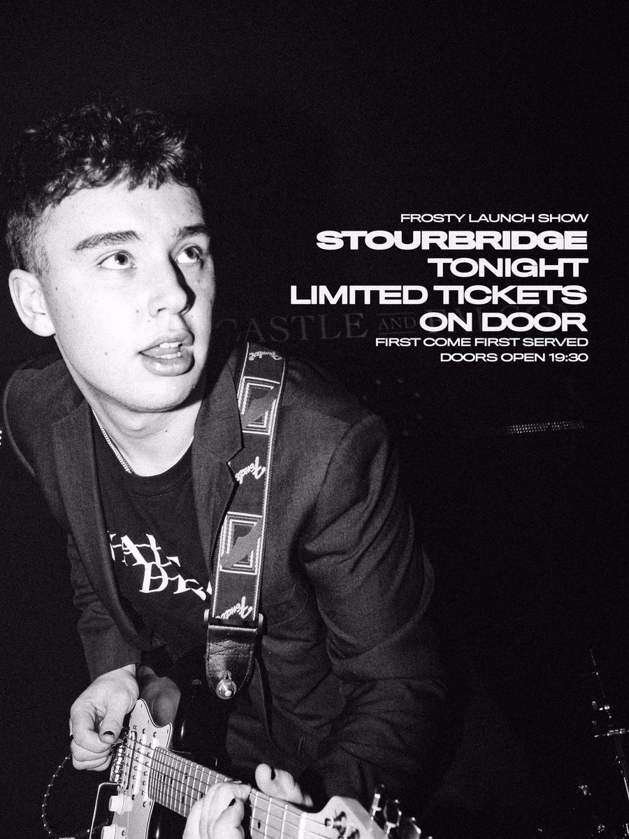 THE NOVUS (@thenovusband) on Twitter photo TONIGHT.
we play a launch show at <a href="/claptrapvenue/">claptrapthevenue</a> in #stourbridge to celebrate the release of 2 new tracks at midnight. 🖤
v limited amount of tickets for on the door but get down early - doors 7:30pm. ⛓
OR - get the very last online tickets to be safe: tiny.cc/FrostyLaunchTi… TONIGHT.
we play a launch show at <a href="/claptrapvenue/">claptrapthevenue</a> in #stourbridge to celebrate the release of 2 new tracks at midnight. 🖤
v limited amount of tickets for on the door but get down early - doors 7:30pm. ⛓
OR - get the very last online tickets to be safe: tiny.cc/FrostyLaunchTi…