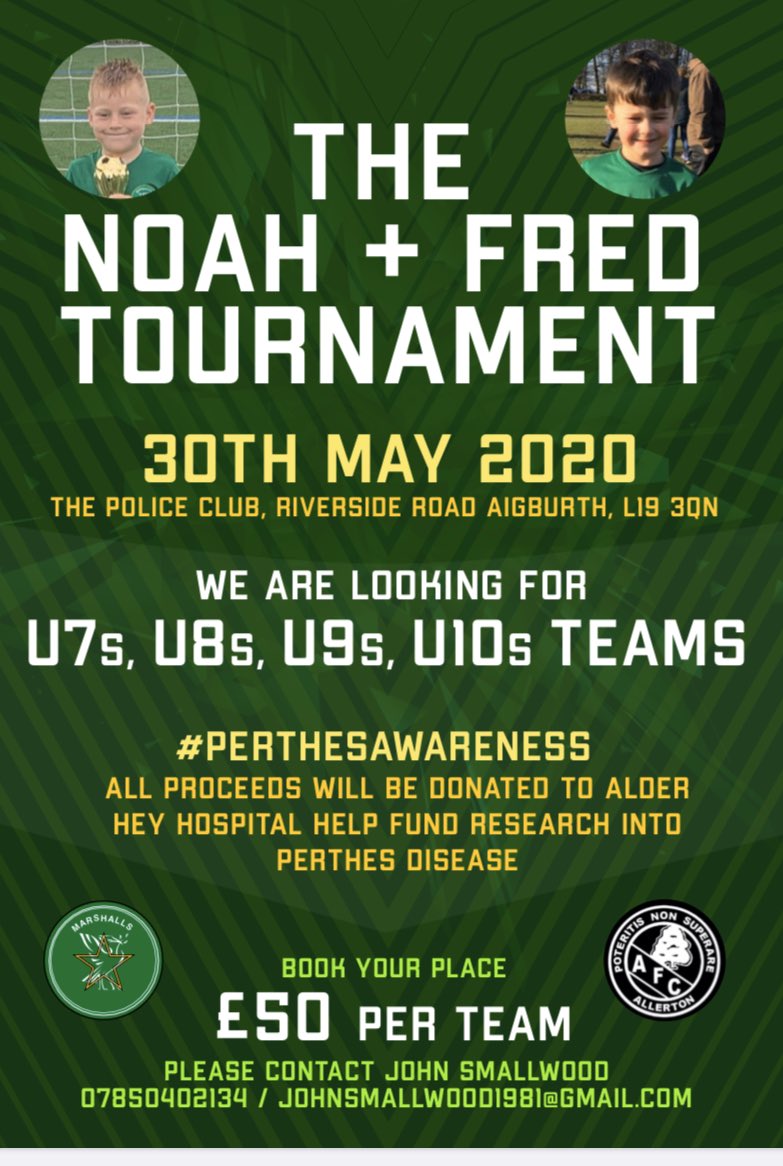 MarshallsU13s's tweet photo. Working with our good friends at @AUnder8s on this - all proceeds to @AlderHey - RTs appreciated to raise awareness and show support for two of our young players #Grassroots #PerthesAwareness https://t.co/OscPEV3CYO