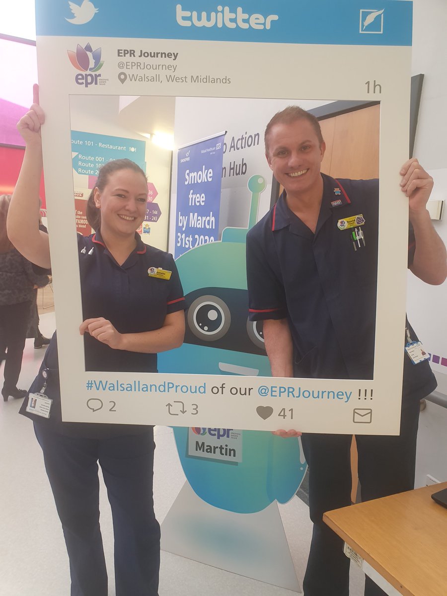 David Powell (@davidp2606) on Twitter photo We are embarking on the EPR journey and feeling well informed.
@EPRJourney <a href="/WalsallHcareNHS/">Walsall Healthcare</a> <a href="/NHSBeeky/">Richard Beeken</a> @ang08davies @Natalie39394308 <a href="/CCairsty/">CairstyC</a> We are embarking on the EPR journey and feeling well informed.
@EPRJourney <a href="/WalsallHcareNHS/">Walsall Healthcare</a> <a href="/NHSBeeky/">Richard Beeken</a> @ang08davies @Natalie39394308 <a href="/CCairsty/">CairstyC</a>
