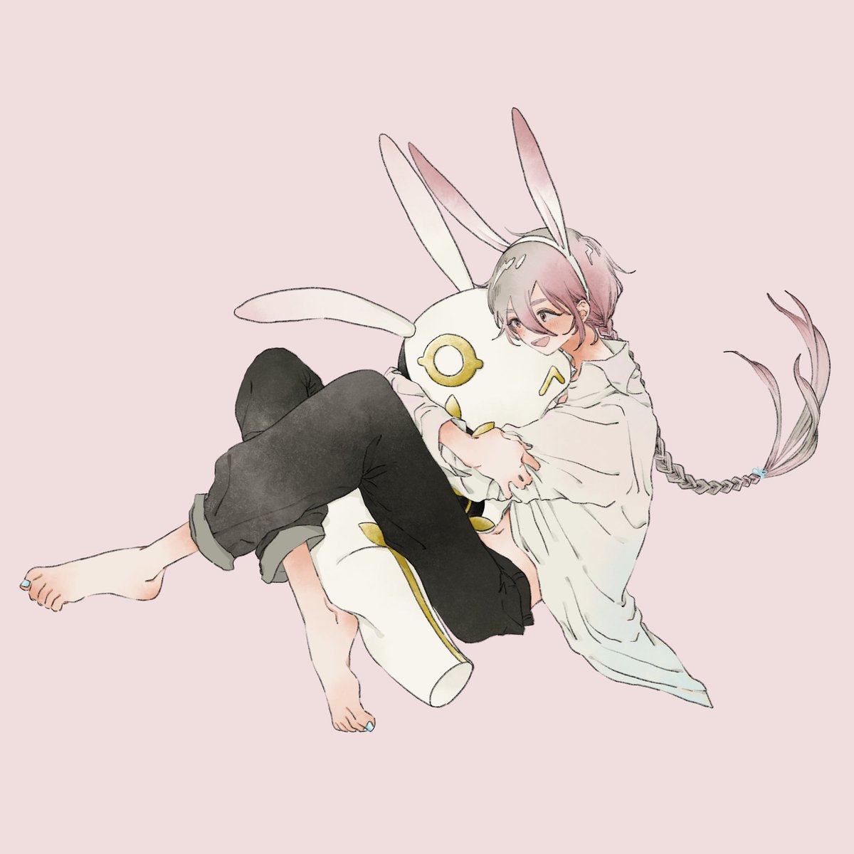 はいピンク
もう描ける気がしない古の絵とかです!ピンクと水色がすき
 #これを見た人はピンク色の画像を貼れ 