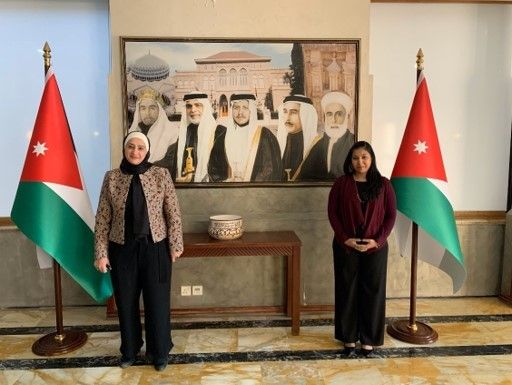ColumbiaSIG's tweet photo. The @ASPIRE_CU team went to Jordan to interpret findings from the #WomenASPIRE study, disseminate results, and continue building collabs w/ #NGOs in the region. Collaborations are so important to this work. (Spoiler: the team met the Prime Minister!) More: https://t.co/zBSvKuSAwC https://t.co/UdZOueWMHI