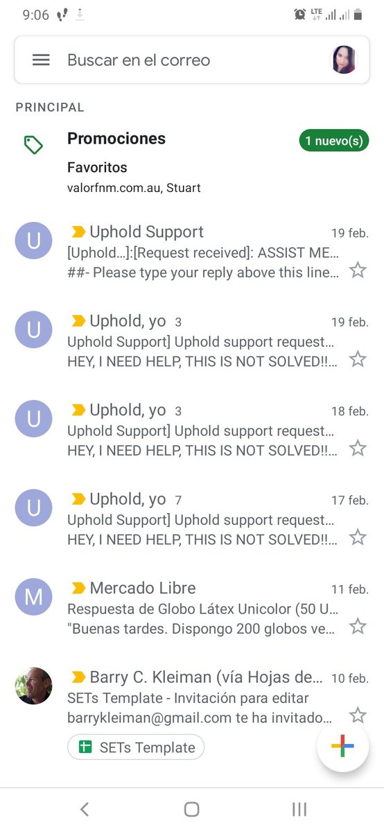 AnaIsabel713's tweet photo. @UpholdInc I still haven't got help from your support team, they all start replying and let me hanging. Here is proof. https://t.co/ASO7IMQeYI