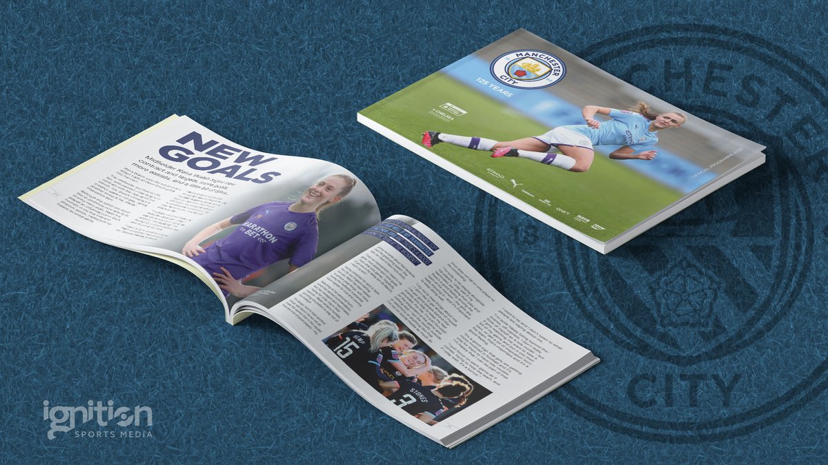 IgnitionSportsM's tweet photo. β½π Don't forget to buy a copy of the @ManCityWomen matchday programme this afternoon as they take on @ChelseaFCW #IgnitionSM https://t.co/8ozvbDSB59