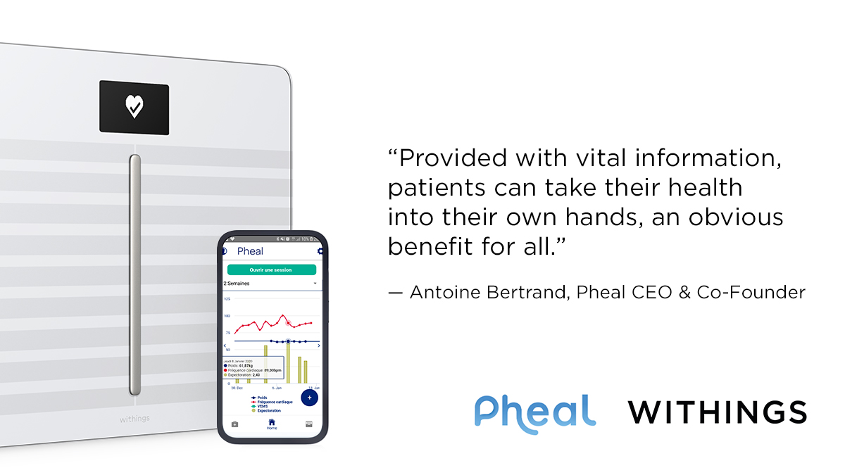 Withings congratulates <a href="/Pheal_health/">Pheal</a> for their work on assisting #CysticFibrosis patients using connected health devices, including Withings Steel HR and Body Cardio.

Pheal received the jury award in the call for #ehealth projects initiated by @EDFpulse <a href="/AG2RLAMONDIALE/">AG2R LA MONDIALE</a>.
