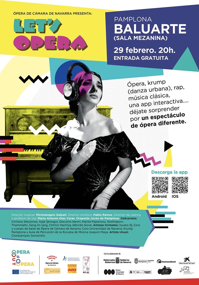 Iruna_udala's tweet photo. #LetsOpera Iruñera helduko da!
Ikuskizun honek, dimentsio anitzetik, opera beste arte-adierazpide batzuekin harremanetan jartzen du: dantza, rap edo irudiarekin
📅 Otsailak 29
🕣 20:00
📍 @baluarte
🎟 Doan
@OperaOCN
INFO+: https://t.co/NbaA6xOMMB https://t.co/GIlJVLzcFT