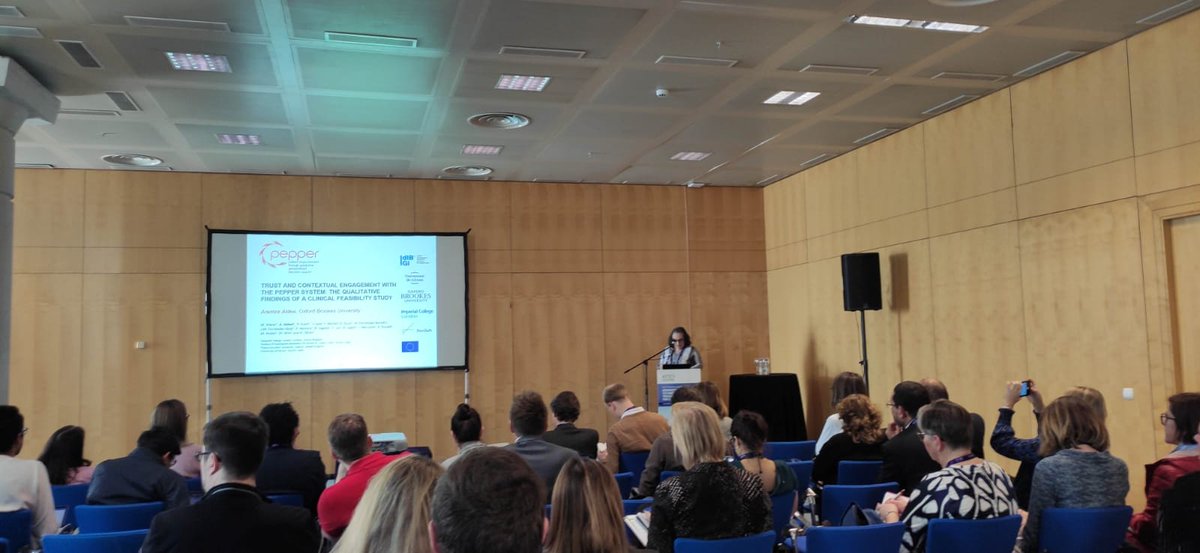 PepperH2020's tweet photo. Presentation "Trust and contextual engagement with the PEPPER system: The qualitative findings of a clinical feasibility study" in #ATTD2020! 

#diabetes https://t.co/67BI1Y7ZIX