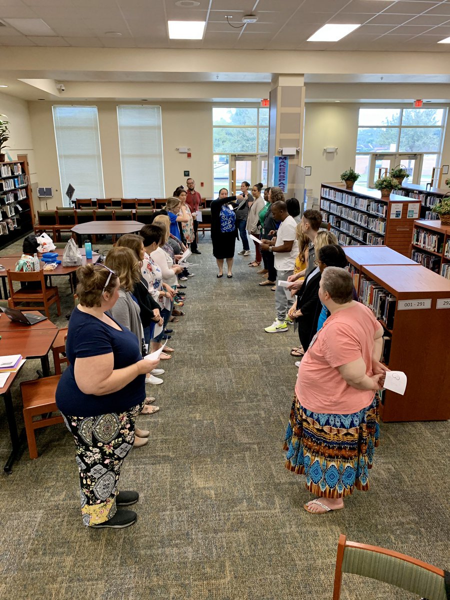 Community building with the math leads.  Excited for a great day ahead! <a href="/CDLocps/">Curriculum and Digital Learning</a> #secondarymathocps <a href="/ME_Freeman_OCPS/">Mary Ellen Freeman</a>